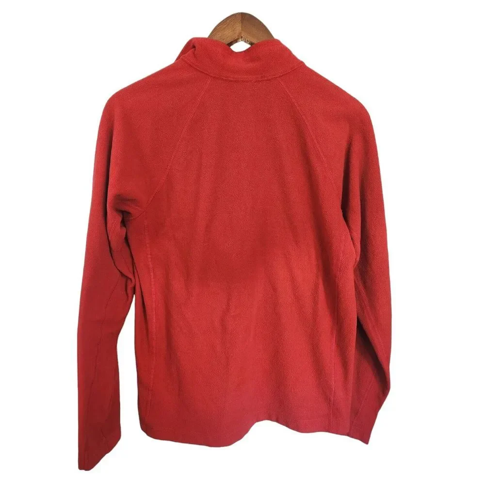 The North Face Men's‎ FlashDry 1/2 Zip Fleece Pullover Size Small Red Gray